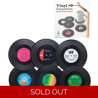 Record Coasters (Set of 6)